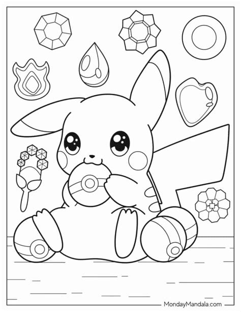 pikachu coloring|Pikachu Coloring Pages (Free PDF Printables)